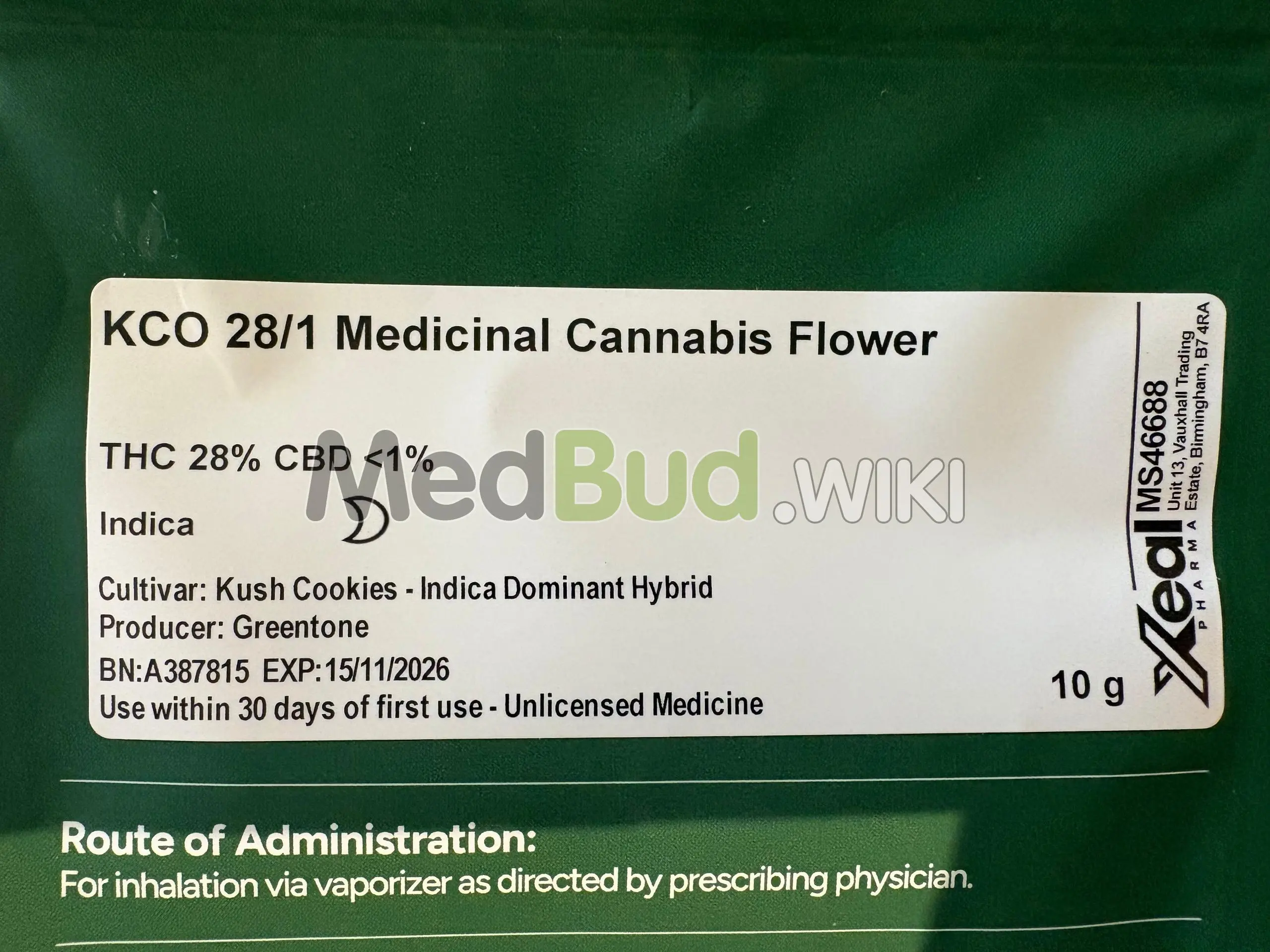 Kush Cookies product photo